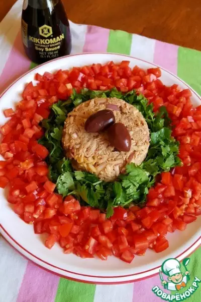 Салат с тунцом "Дрим бич"