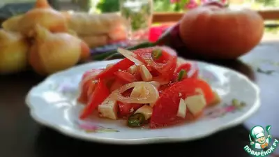 Салат из помидоров "Острый"