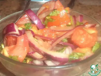 Салат из папайи и помидоров
