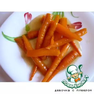 Морковь в медовой глазури