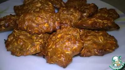 Геркулесовое шоколадное печенье