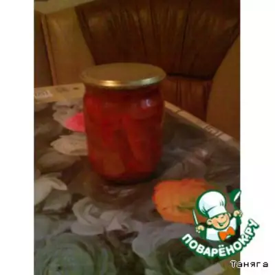 Лечо с томатным соком