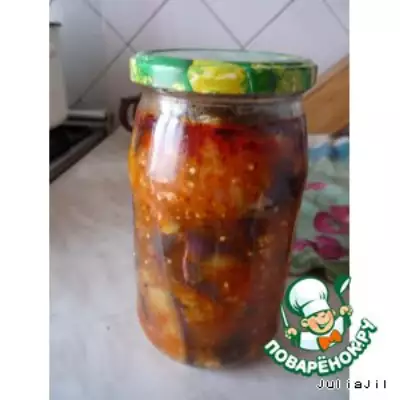 Баклажаны в томатном соке