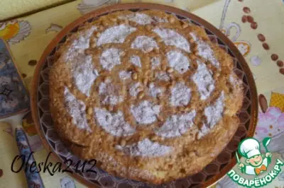 Финикийский пирог с манкой и куркумой