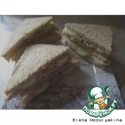 Английские сандвичи с огурцом