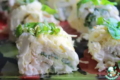 Закусочный салат из кальмаров "Моя прелесть"