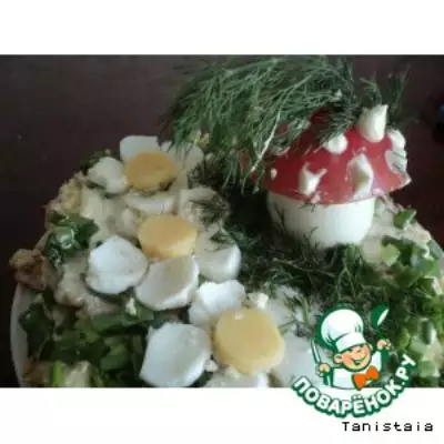 Закусочный торт Лесная полянка