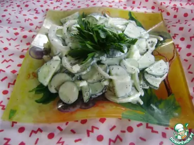 Салат из огурцов "Свежесть весны"