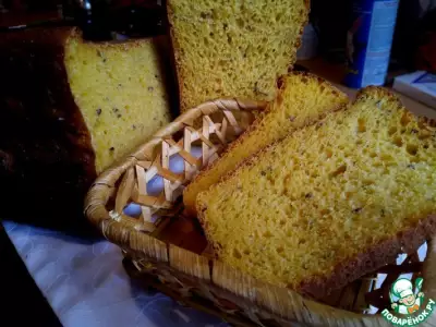Тыквенный хлеб на закваске "Янтарный"