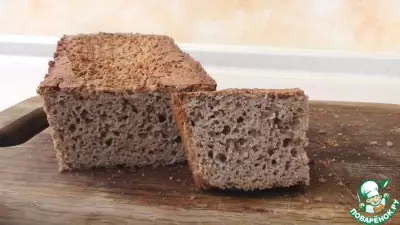 Домашний гречневый хлеб без глютена