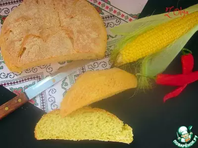 Кукурузный хлеб на опаре