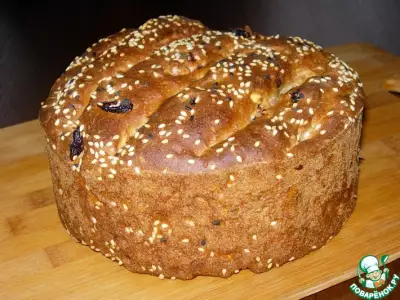 Ржаной хлеб с орехами и сухофруктами