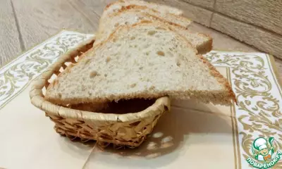 Малодрожжевой хлеб с цельнозерновой мукой