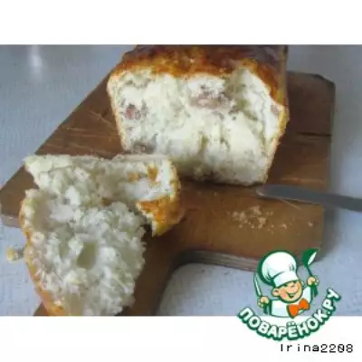 Белый хлеб со шкварками