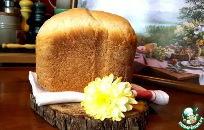 Ароматный пшеничный хлеб с адыгейской солью