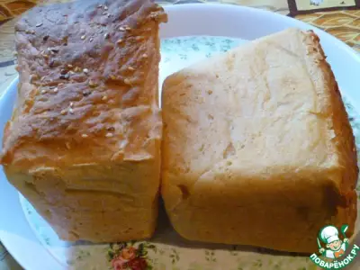 Бездрожжевой постный хлеб