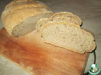 Хлеб ржано-пшеничный с овсяными хлопьями
