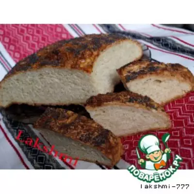 Картофельный хлеб с маковой посыпкой