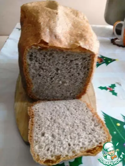 Хлеб на закваске для хлебопечи