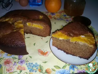 Ржаной пирог с апельсинами "Эксперимент"