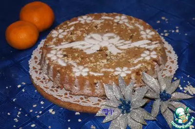 Датский рождественский овсяный пирог