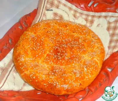 Творожный пирог с вишнёвой начинкой