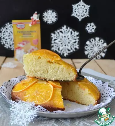 Пирог с апельсинами "Новогодний"