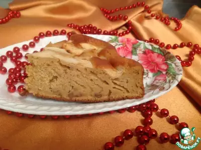 Творожно карамельно-ореховый пирог " Счастье есть"