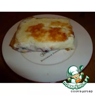 Пирог с вишней и сливочным сыром "Маскарпоне"