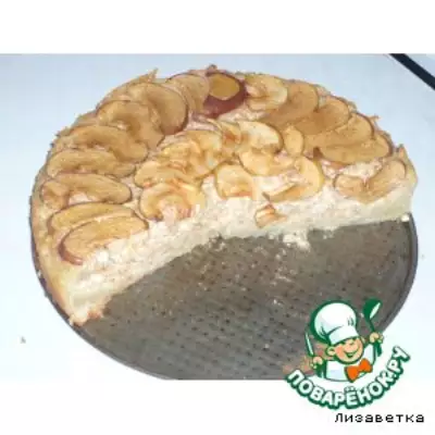 Пирог Яблочно-творожный