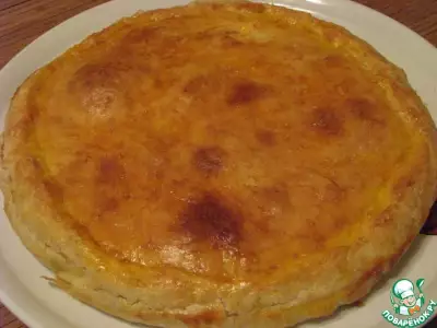 Сырный пирог с луком