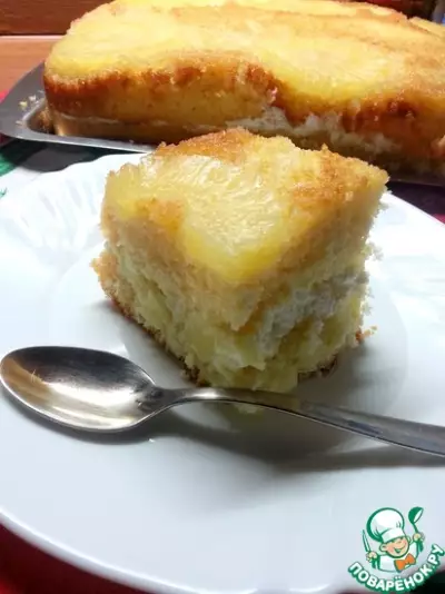 Торт ананасовый от бабушки Анны