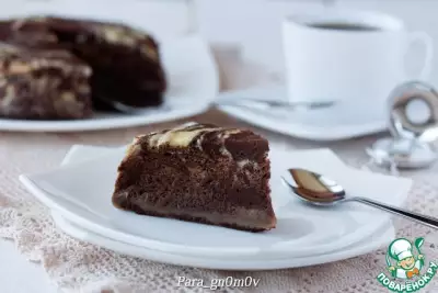Двойной шоколадный пирог на пару