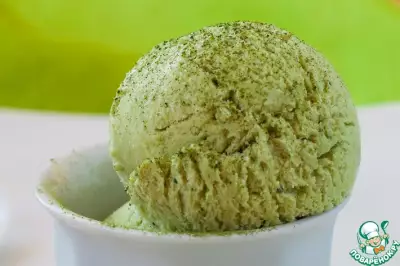 Мороженое из зеленого чая
