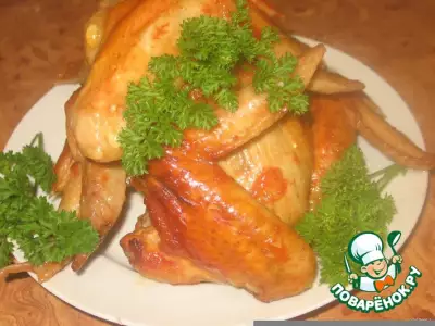 Курица в чесночно-медовом маринаде