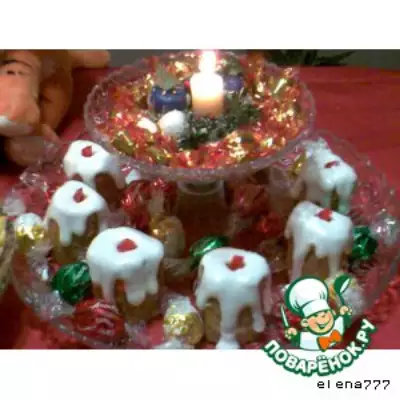 Пирожные Новогодние свечи