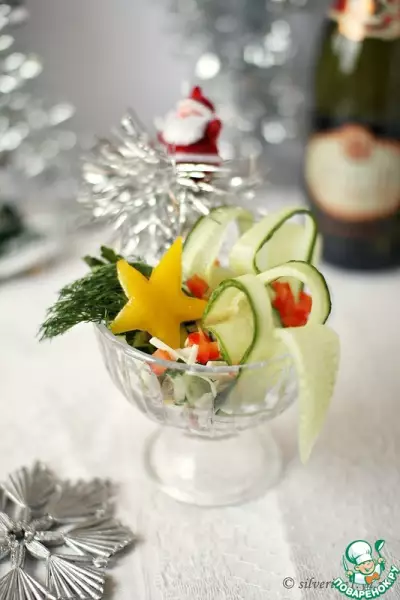 Салат-коктейль "Новогодний"