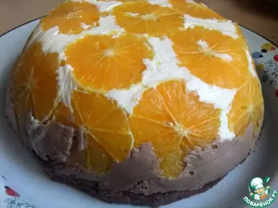 Торт " Апельсиновый купол"