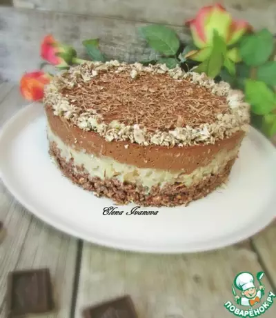 Грушево-шоколадный торт "Крустильян"