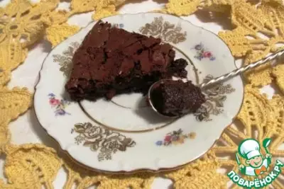 Очень шоколадный торт без муки