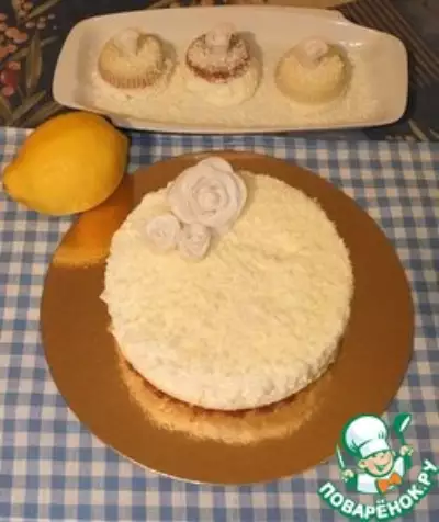Торт-суфле "Лимонное облако"