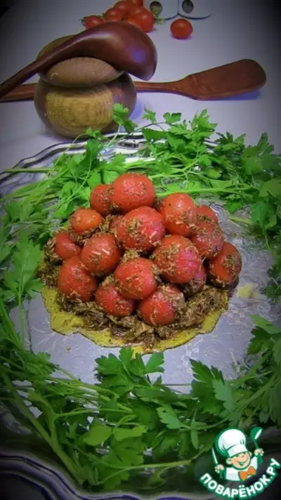 Маринованные помидоры черри за 10 минут