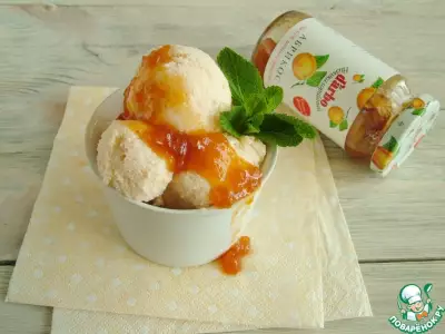 Низкокалорийное абрикосово-йогуртовое мороженое