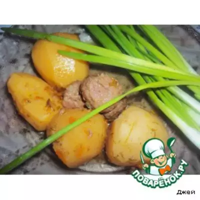 Картофель в горшочках "От бабули"