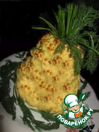Картофель с курицей "Ананас"