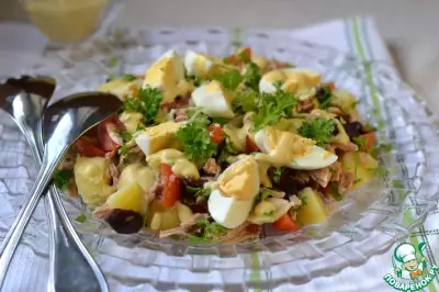 Картофельный салат с тунцом