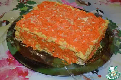 Рыбный пирог "Оранжевое настроение"