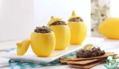 Фаршированные лимоны с тапенадой