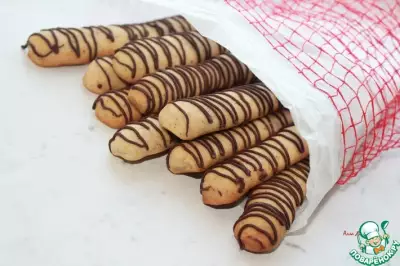 Мандариново-ореховые палочки с шоколадом
