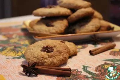 Орехово-овсяное печенье с черным перцем